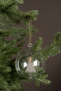 Hovedbilde Gjennomsiktige julekuler med ...