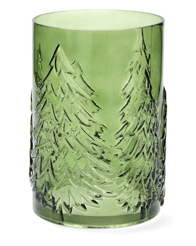 A lot Decortaion lyslykt med granskog 23cm
