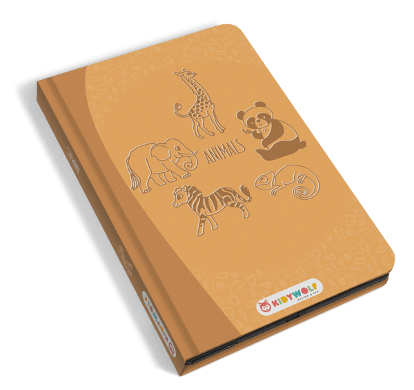 LCD tegnebrett til barn – Kidywolf Kidydraw Mini 8,2” Dyr